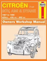 KNYGA Citroen 2CV, Ami & Dyane (67 - 90) Haynes Repair Manual