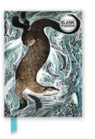 KNYGA Flame Tree Studio Angela Harding: Fishing Otter (Foiled Blank Journal)