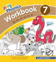 KNYGA Sue Lloyd Jolly Phonics Workbook 7, In Print Letters (American English edition)
