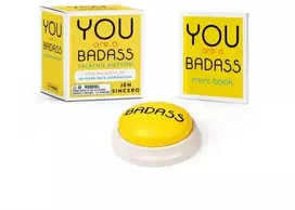 KNYGA Jen Sincero You Are a Badass Talking Button