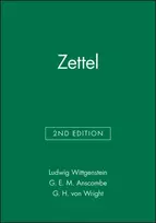 KNYGA Ludwig Wittgenstein Zettel