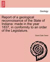 KNYGA David Dale Owen Report of a Geological Reconnoisance of the State of Indiana