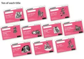 KNYGA Gill Munton Read Write Inc. Phonics: Rožinė Set 3 Core Juodas & Baltas Storybooks (Pack of 100)