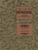 KNYGA Johannes Ritzkowsky Test Pieces for Orchestral Auditions: French Horn
