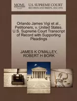 KNYGA Bookshop Orlando James Vigi Et Al., Petitioners, V. United States. U.S. Supreme Court Transcript of Record with Supporting Pleadings
