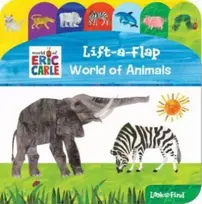 KNYGA I Kids P World of Eric Carle: World of Animals Lift-a-Flap Look and Find