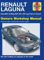 KNYGA Bookshop Renault Laguna Petrol & Diesel Owners Workshop Man