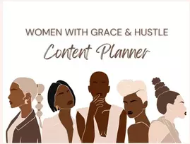 KNYGA Brandy Matthews Women With Grace & Hustle Content Planner
