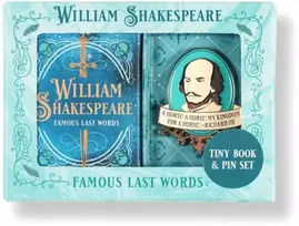 KNYGA Insight Insight Editions William Shakespeare Tiny Book and Pin Set