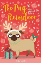KNYGA Bella Swift Pug who wanted to be a Reindeer