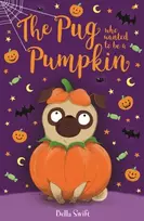 KNYGA Bella Swift Pug who wanted to be a Pumpkin