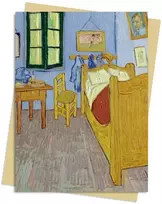 KNYGA Flame Tree Studio Vincent van Gogh: Bedroom at Arles Greeting Card Pack