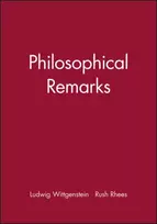 KNYGA Ludwig Philosopher Wittgenstein Philosophical Remarks