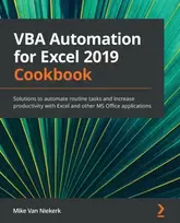 KNYGA Mike Van Niekerk VBA Automation for Excel 2019 Cookbook
