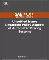 KNYGA Bob Mcqueen Unsettled Issues Regarding Policy Aspects of Automated Driving Systems