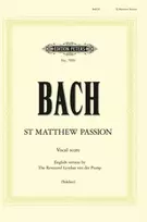 KNYGA Bookshop St. Matthew Passion BWV 244 (Vocal Score English Version)