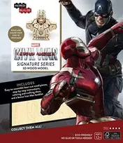 KNYGA Bookshop IncrediBuilds: Marvel's Captain America: Civil War: Iron Man Signature Series 3D Wood Model