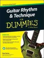 KNYGA Desi Serna Guitar Rhythm and Techniques For Dummies, Book + Online Video and Audio Instruction
