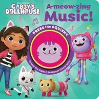 KNYGA Pi Kids Squishy Gabbys Dollhouse A-Meow-zing Music 1 Button