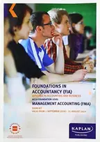 KNYGA Kaplan Publishing FMA - MANAGEMENT ACCOUNTING - EXAM KIT