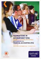 KNYGA Kaplan Publishing FFA - FINANCIAL ACCOUNTING - STUDY TEXT