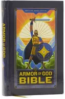 KNYGA Zondervan NKJV Armor of God Bible, Hardcover (Children’s Bible, Raudona Letter, Comfort Print, Holy Bible): New King James Version