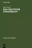 KNYGA Hans Welzel Das Deutsche Strafrecht