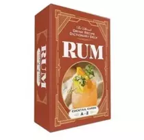 KNYGA Bookshop Rum Cocktail Cards A–Z