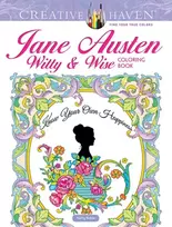 KNYGA Marty Noble Creative Haven Jane Austen Witty & Wise Coloring Book
