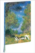 KNYGA Pine Tree Path, Claude Monet A4 Notebook