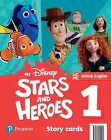 KNYGA Bookshop My Disney Stars and Heroes British Edition Level 1 Story Cards