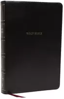 KNYGA Thomas Thomas Nelson NKJV Holy Bible, Super Giant Print Reference Bible, Juodas Leathersoft, 43,000 Cross references, Raudona Letter, Comfort Print: New King James Version