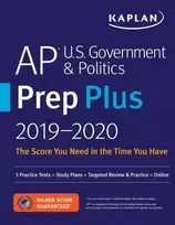 KNYGA Kaplan Test Prep AP U.S. Government & Politics Prep Plus 2019-2020