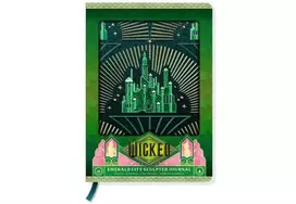 KNYGA Insight Insight Editions Wicked: Emerald City Sculpted Journal