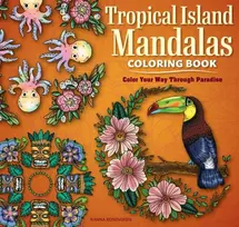 KNYGA Nanna Rosengren Tropical Island Mandalas Coloring Book