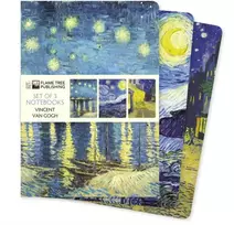 KNYGA Flame Tree Studio Vincent van Gogh Set of 3 Standard Notebooks