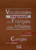 KNYGA Bookshop Vocabulaire progressif du francais des affaires - Niveau intermediaire (A2/B1) - Corriges - 2eme edition