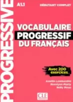 KNYGA Amelie Lombardini Vocabulaire progressif du francais - Niveau debutant complet (A1.1) - Livre + CD