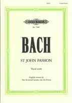 KNYGA Bookshop St. John Passion BWV 245 (Vocal Score in English)