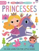 KNYGA Bookshop Step by Step Stickers Princesses