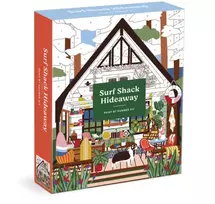 KNYGA Bookshop Surf Shack Hideaway 11 x 14 Paint By Number Kit