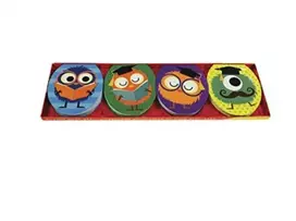 KNYGA Peony Press Staff Pocket Note Set of 4 Mini Pads: School Monsters