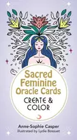 KNYGA Anne Sophie Casper Sacred Feminine Oracle Cards: Create and Color