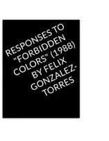 KNYGA Bookshop Responses to "Forbidden Colors" by Felix Gonzalez-Torres