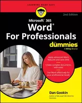 KNYGA Bookshop Microsoft 365 Word For Professionals For Dummies