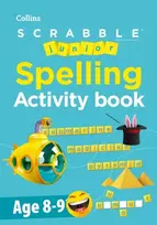 KNYGA Collins Collins Scrabble SCRABBLE™ Junior Spelling Activity Book Age 8-9