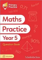 KNYGA Bookshop Primary Practice Maths Year 5 Question Book, Ages 9-10