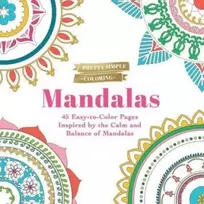KNYGA Adams Media Pretty Simple Coloring: Mandalas