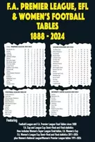KNYGA Bookshop FA Premier League, EFL & Women's Football Tables 1888-2024