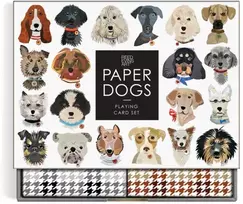 KNYGA Galison Paper Dogs Playing Card Set